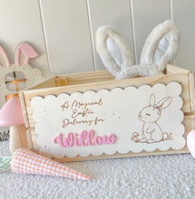 Load image into Gallery viewer, Vintage Bunny Easter Crate