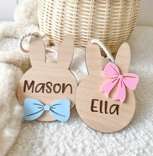 Load image into Gallery viewer, Bow Tie Bunny Tag
