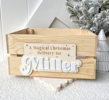 Load image into Gallery viewer, Christmas Crate (Plaque Only)