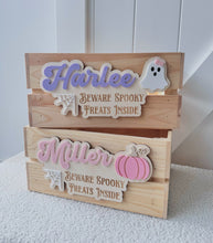 Load image into Gallery viewer, Little Ghost Interchangeable Crate Plaque (Plaque Only)