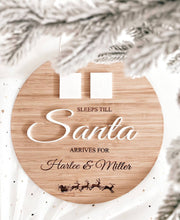 Load image into Gallery viewer, Personalised Christmas Countdown Plaque