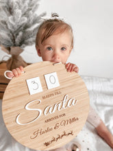 Load image into Gallery viewer, Personalised Christmas Countdown Plaque