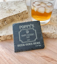 Load image into Gallery viewer, Personalised Slate Coasters