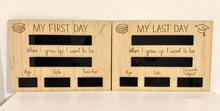 Load image into Gallery viewer, My First/Last day Bamboo Board