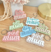 Load image into Gallery viewer, Mum Keyrings