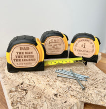 Load image into Gallery viewer, Father's Day Tape Measure