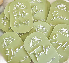 Load image into Gallery viewer, Oval Sun Milestone set