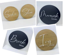 Load image into Gallery viewer, Bamboo Name Plaques