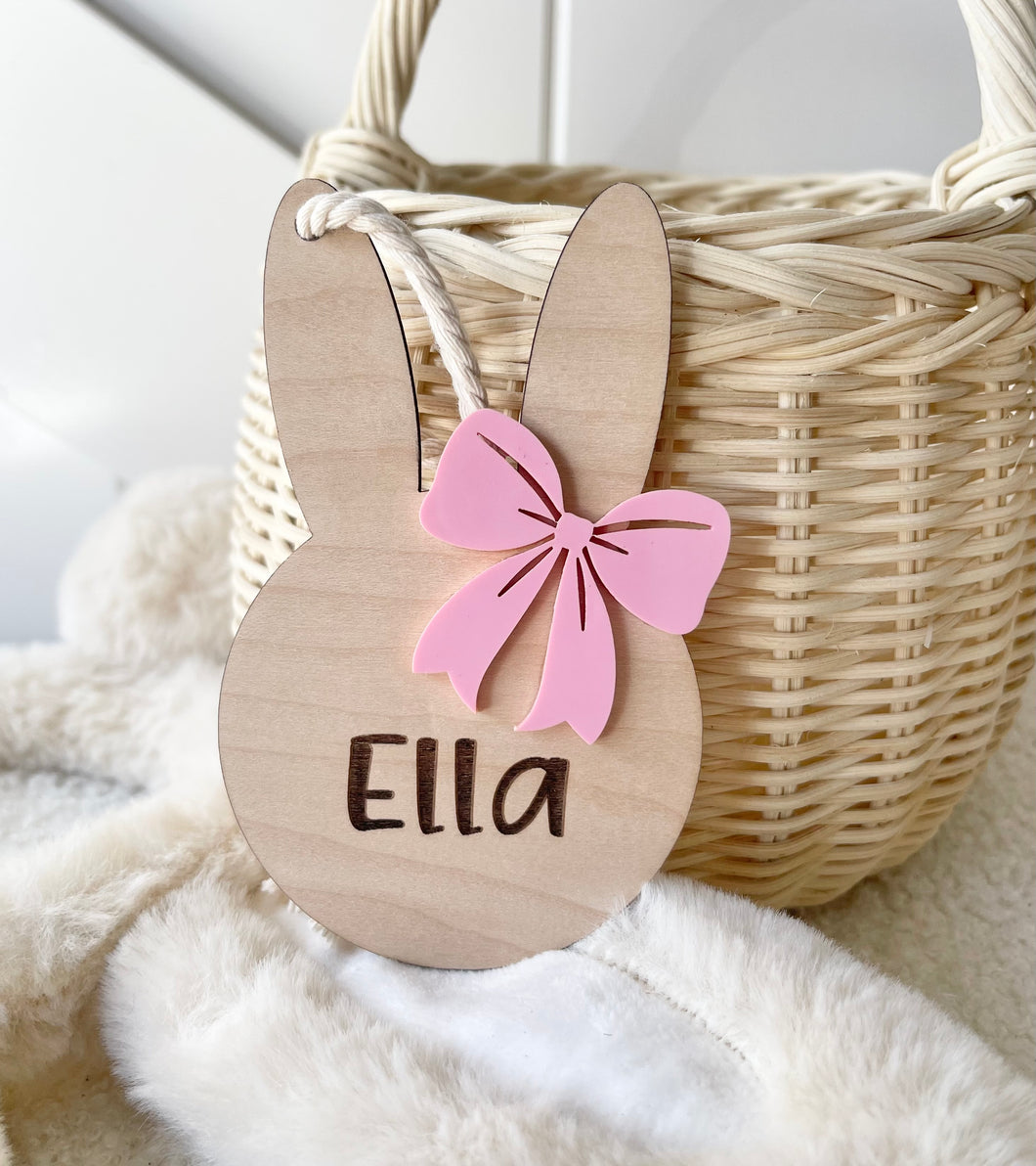 Bow Bunny Tag