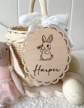 Load image into Gallery viewer, Vintage Bunny Butterfly Tag
