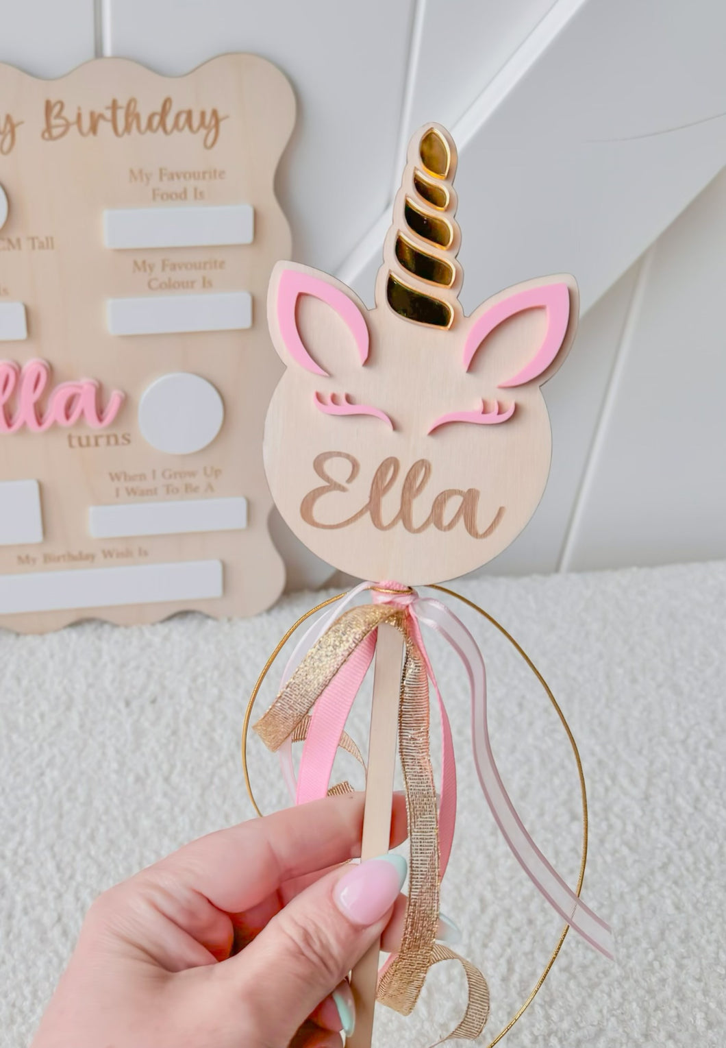 Personalised Unicorn Wand
