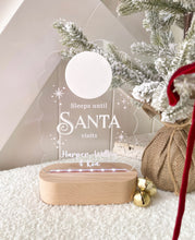 Load image into Gallery viewer, Sleeps till Santa Visits Night Light 

