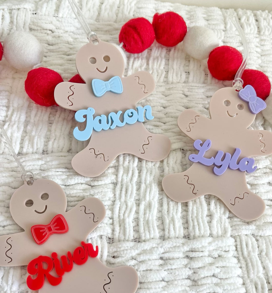 Gingerbread Name Tags