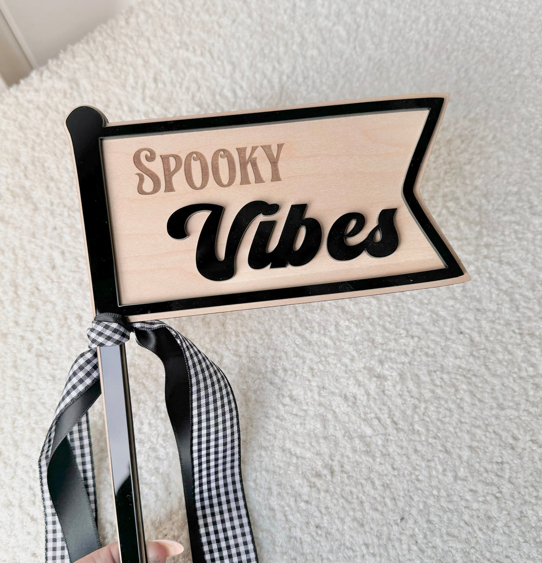 Spooky Vibes Flag