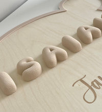 Load image into Gallery viewer, 3d Teddy Bear Name Plaque
