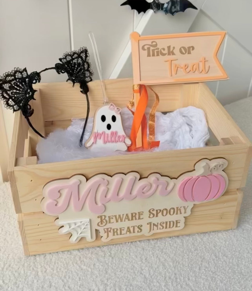 Pumpkin Interchangeable Crate Plaque (Plaque Only)