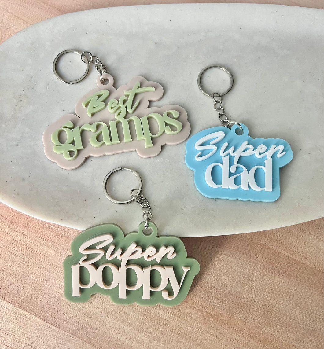 Father's Day Keyrings
