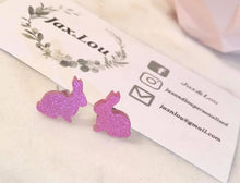 Load image into Gallery viewer, Acrylic Bunny studs
