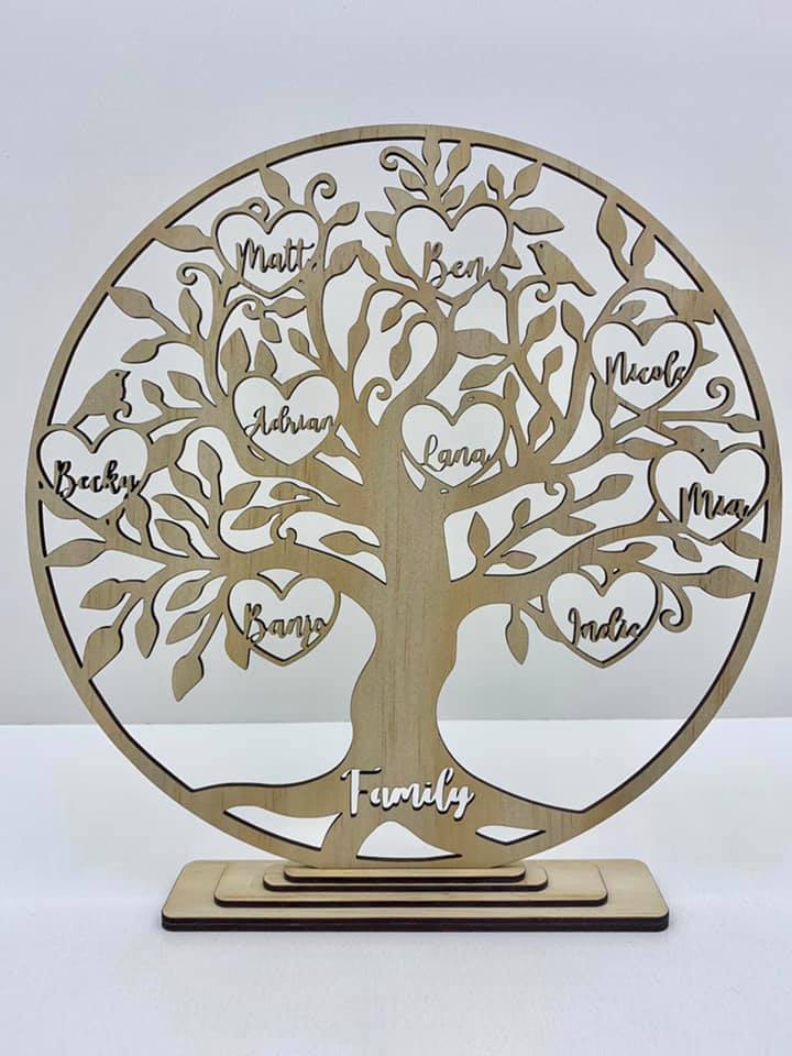 Freestanding Family tree Jax&Lou