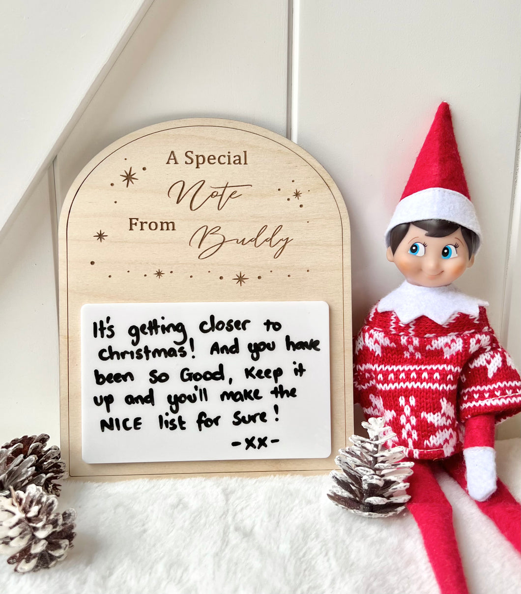A Special Note From Your Elf